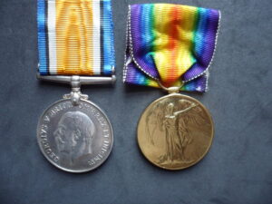 PAIR TO 2ND LT KIA ARRAS 4TH GORDON HIGH'S (William Francis Outram Anderson)