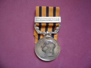 BRITISH SOUTH AFRICAN COMPANY MEDAL REVERSE RHODESIA BAR MASHONALAND 1897